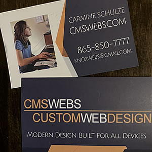 Carmine Schulze - Web Designer - Knoxville